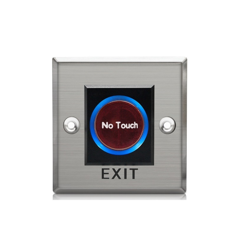 Touchless Exit Button Infrared Door Exit Push Release Button Switch For Access Control System