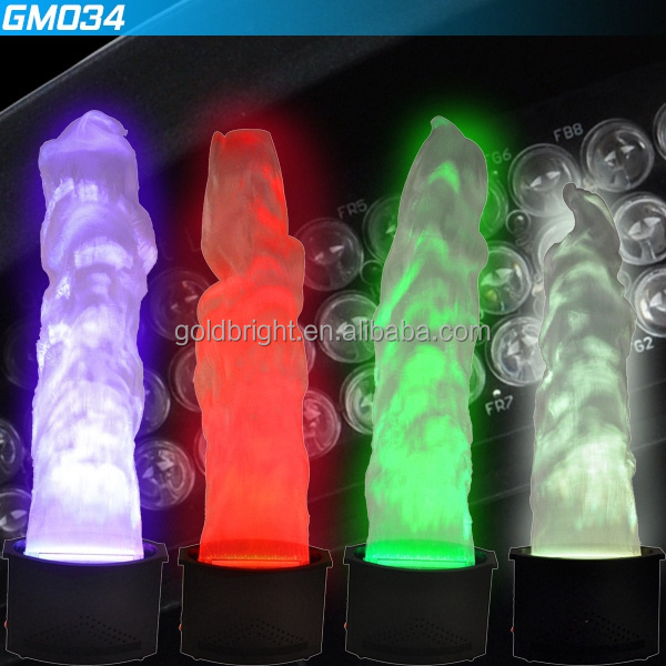 New 10mm led flame disco light/RGB fire effect machine/1.8 m silk flame effect light with stand