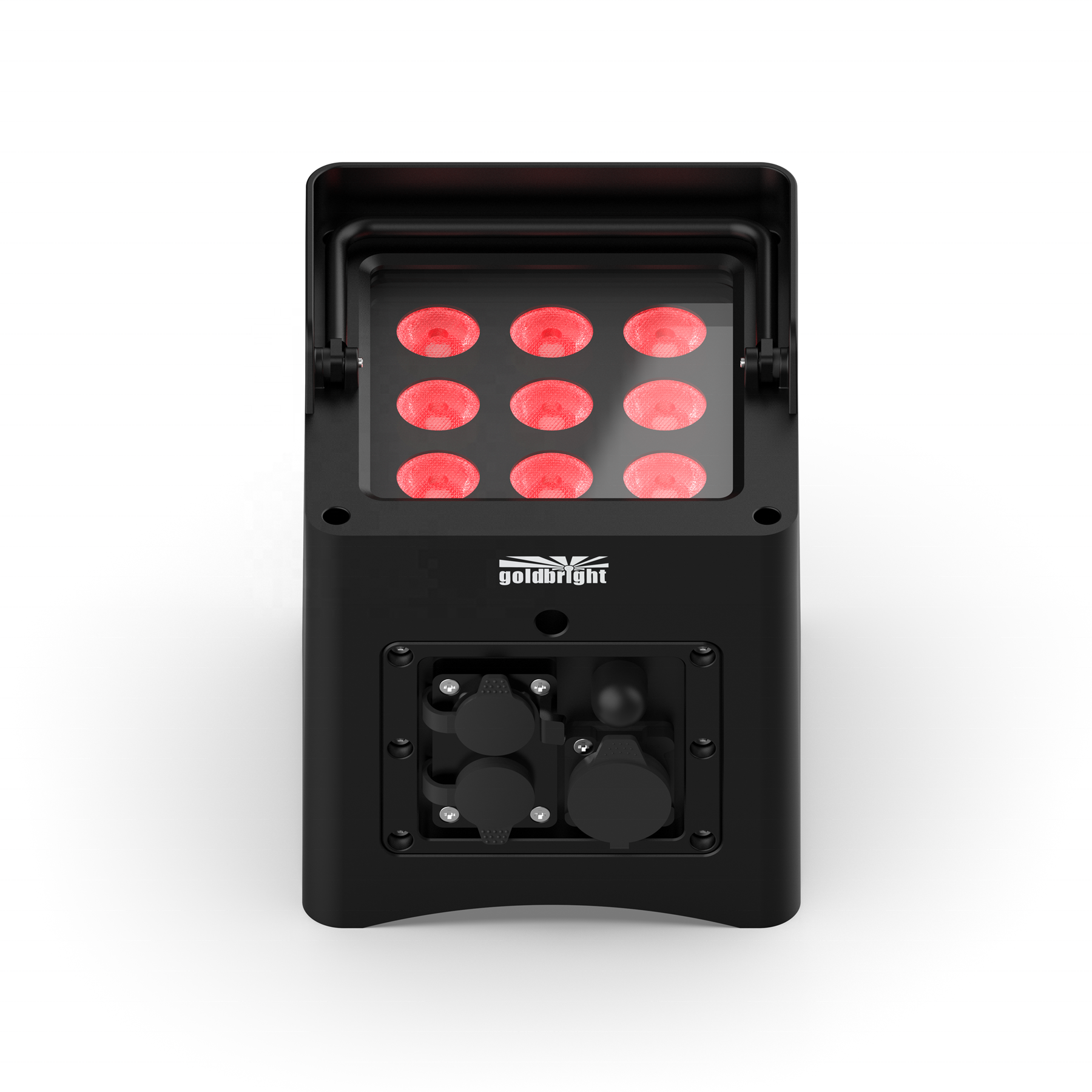 6 PACK Outdoor Battery operated 9x10W Rgbwauv 6in1 DJ lights wireless Spotlight IP65 with OLED touch display