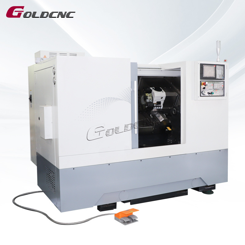 GOLDCNC multi purpose lathe mill combo TMC-8Y cnc lathe aluminum car parts machining stainless steel