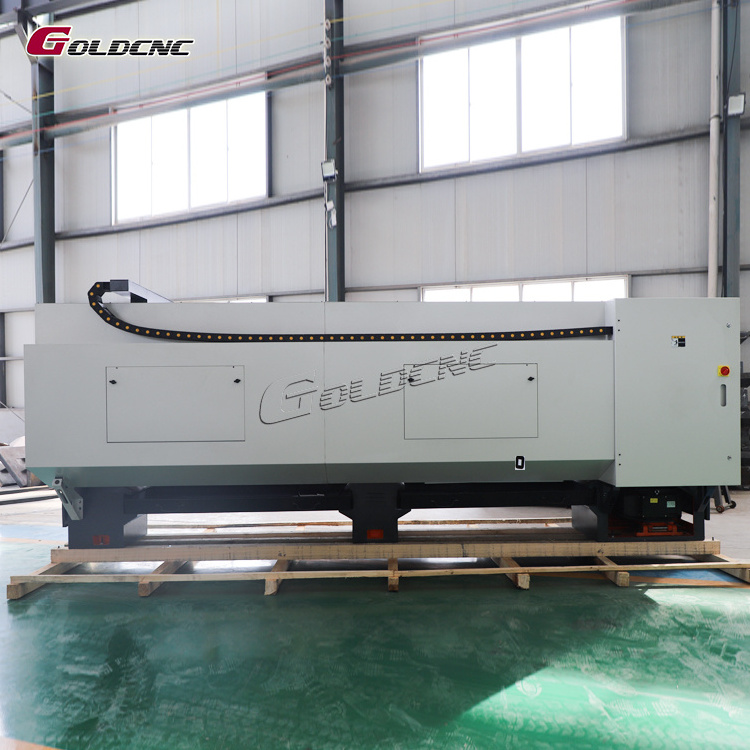 GOLDCNC cnc lathe CAK6180 china manufacturer horizontal cnc metal lathe machine