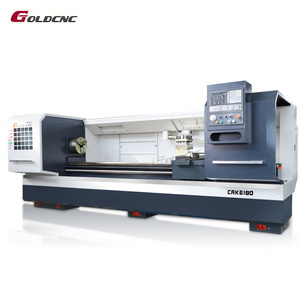 GOLDCNC cnc lathe CAK6180 china manufacturer horizontal cnc metal lathe machine