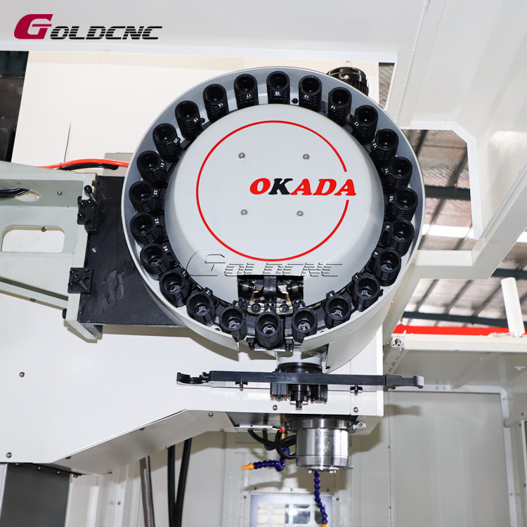 GOLDCNC machining center automatic tool changer VMC1580 factory direct sales 5 axis machining center for metal