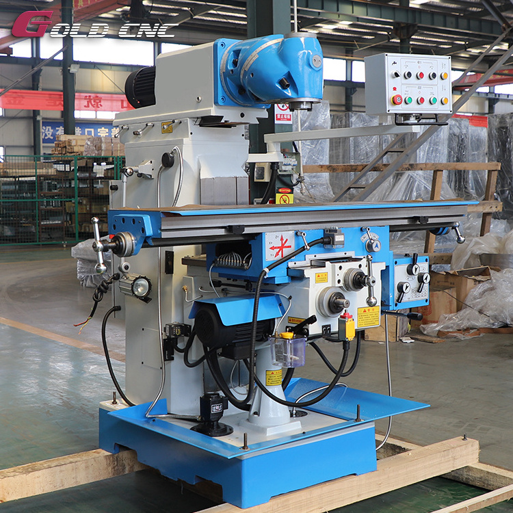 New arrival X6232 manual universal milling machine heavy duty horizontal vertical mill machine