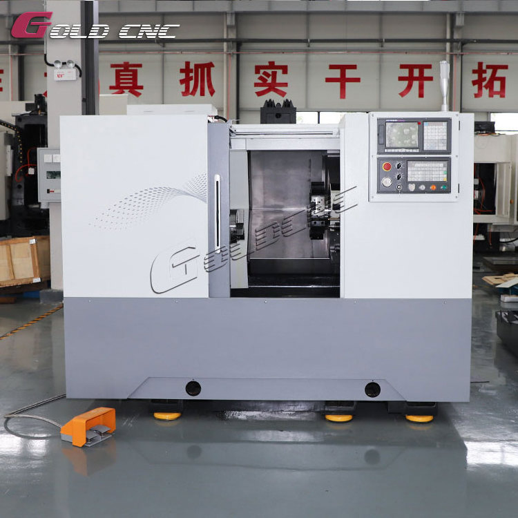 GOLDCNC multi purpose lathe mill combo TMC-8Y cnc lathe aluminum car parts machining stainless steel