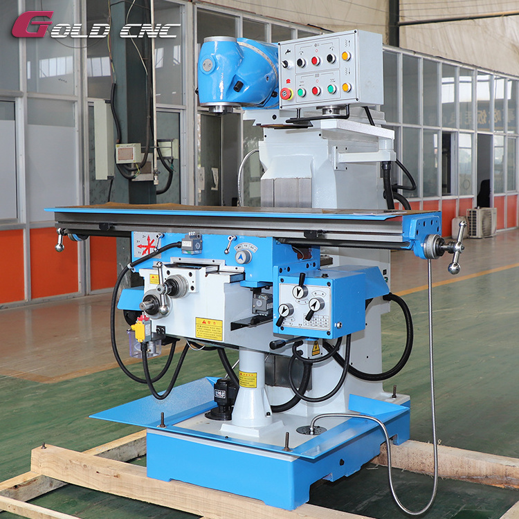 New arrival X6232 manual universal milling machine heavy duty horizontal vertical mill machine