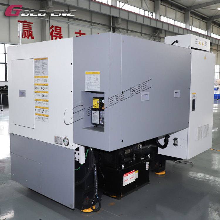 GOLDCNC multi purpose lathe mill combo TMC-8Y cnc lathe aluminum car parts machining stainless steel