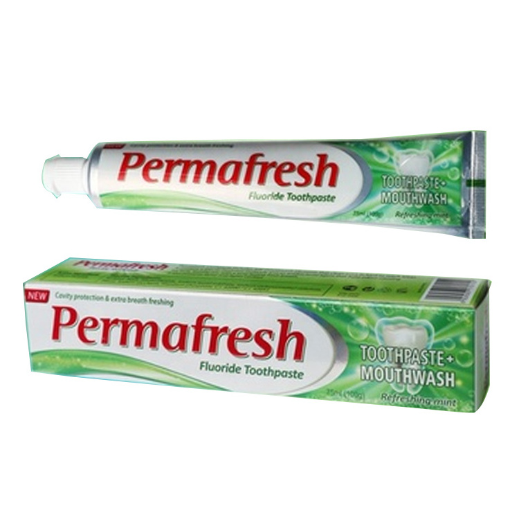 Wholesale Adult Toothpaste Removes Stains Bad Breath 130g Whitening Spearmint Fluoride Toothpaste