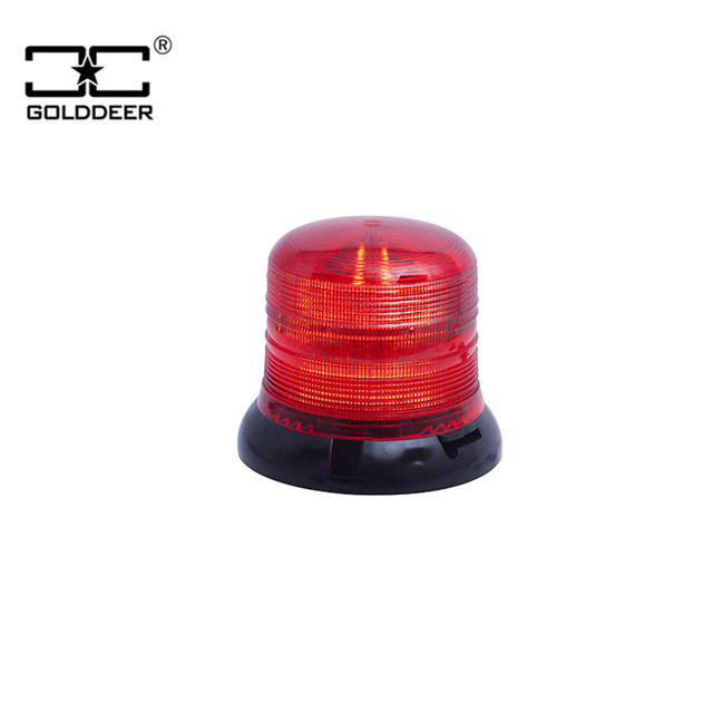 Golddeer 9-30V Ambulance led magnetic base flashing strobe lights Rotating blue Beacon lights TBD342