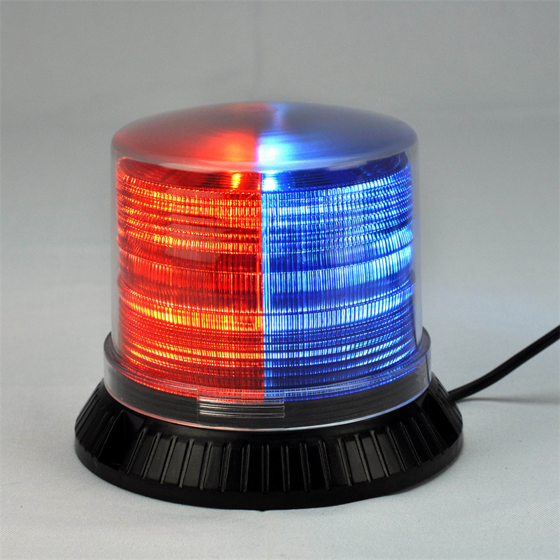 12 volt led beacon Red Blue emergency vehicle strobe lights LED Warning Beacon Light with Magnetic Mount