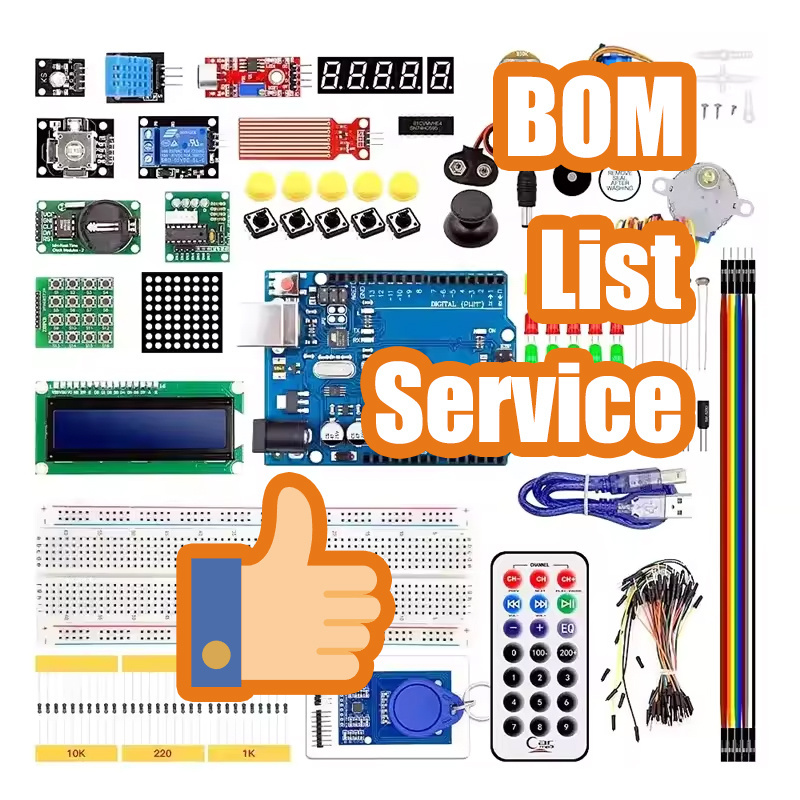 BOM List Fast Assembly Electronic Component One Stop Service Shenzhen IC Chip Modules Memory Chip Inductor Transistor Component