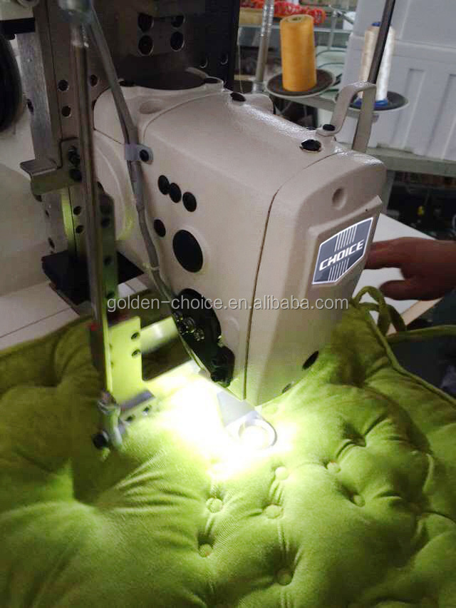 Golden Choice GC1908D-T Electronic Direct Drive Pillow & Cushion Bar Tacking Industrial Sewing Machine with touch screen