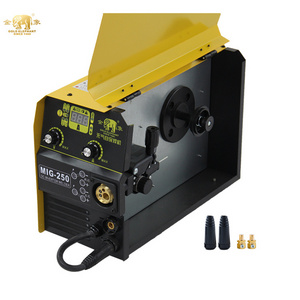 Mig/mag Welding Machine MIG-250P Gas Shielded Protection Large Power Portable Multi-process Dc Mig Co2 Professional Aluminium