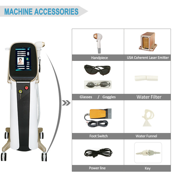 diode  laser depilacion 808 nm diode laser lazer machine