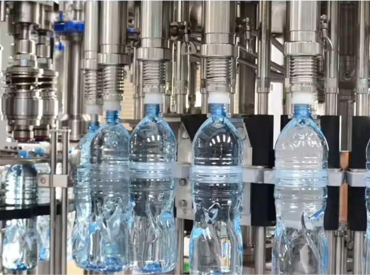 Automatic 3 in 1 Plastic Bottle Pure Mineral Water Production Line / Water Filling Machine