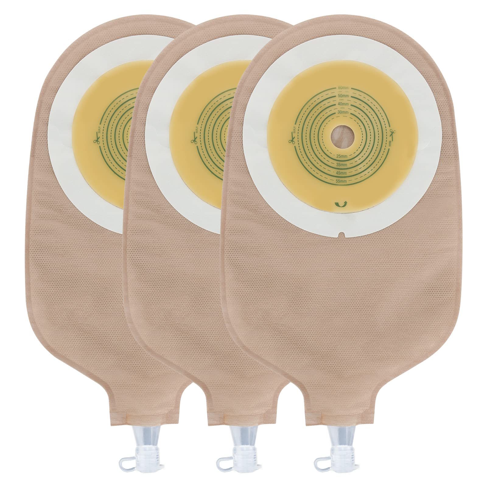 Chinese Price Urostomy Bag Sterile Medical Disposable 15-70mm With Open Closed Stoma Colostomy Bag For Homecare Adult and Kids