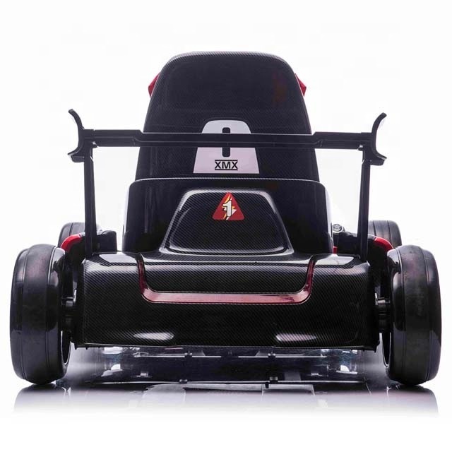 24V Kids Electric Ride on Racing Drifts Car Front EVA and Rear Drift Wheels Children's Go Kart With Acceleration pedal Bluetooth