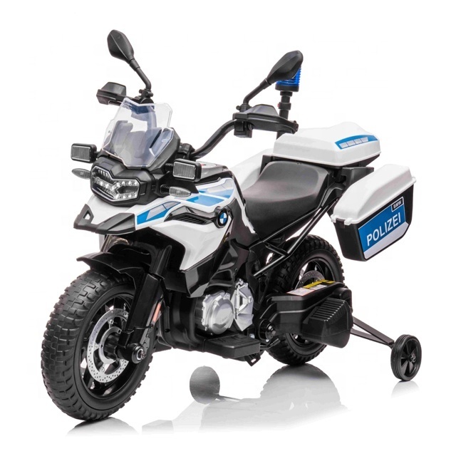 Rechargeable Battery Powered Dirt Bikes for Kids Training Wheels Ride-On Motorcycle with Music EVA Wheel Dual-Drive Riding Car