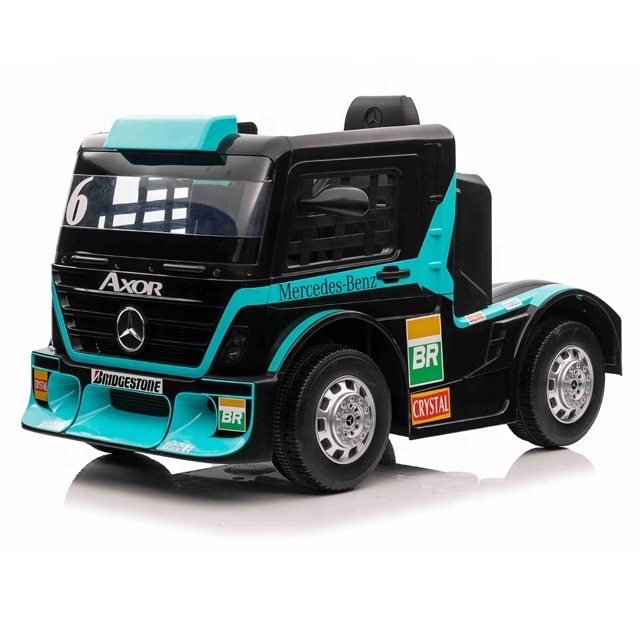 Genuine Authorized Children's Electric Four Wheelers 12V Rechargeable Battery Big Trucks with Seating Interactive Ride On Toy