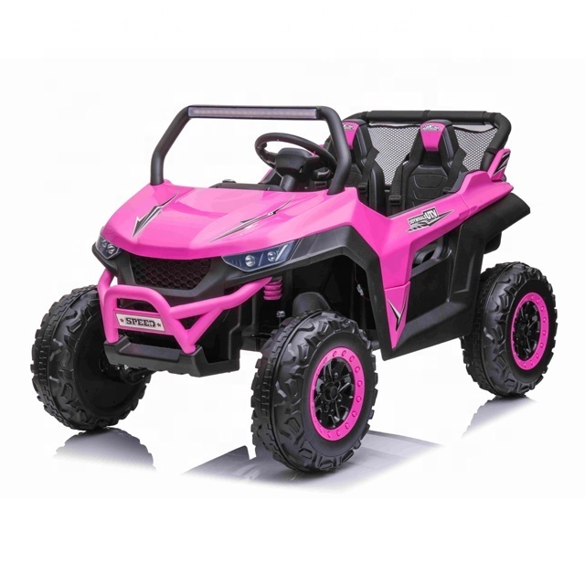 Battery Powered Vehicle with Music Sounds EVA Wheel New Children's Electric Off-Road Cars Double Riders kids Ride on Truck