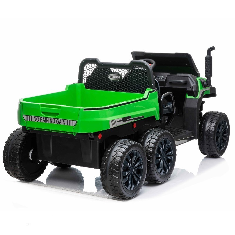 Hot Sell Kids Ride on Farmer Tractor Toy Vehicle Rear Wheels Suspension Truck With Pedal Double Seat Children's Electric Car