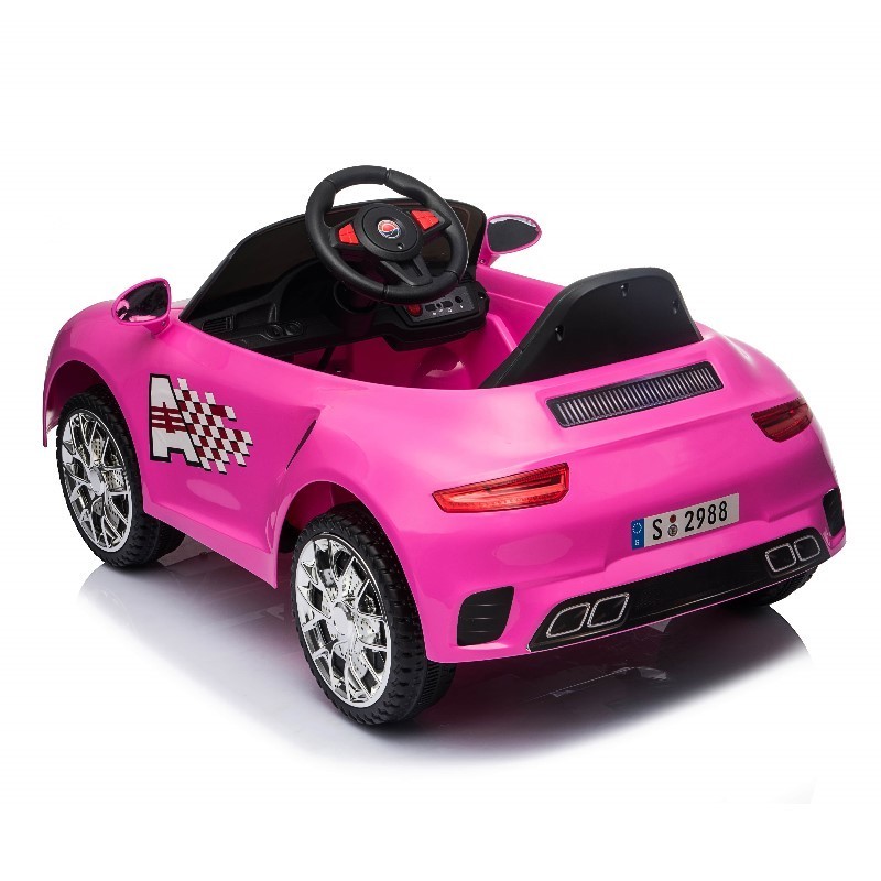 Four Wheels Children Electric Ride-on Car MP3 Music Player and LED Head Lights Parents Remote Control Battery Powered Vehicle