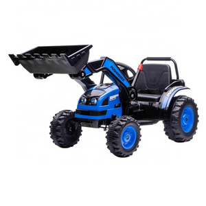 Toy Tractors for Kids Ride On Excavator Rechargeable MP3 and Multi-functional Music Effects Forward and Backward Power Indictor