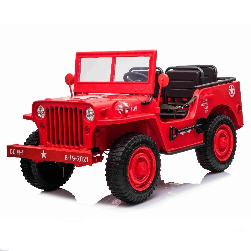 One Touch Start Large Three Seats Jeep Four Wheels Suspension and Adjustable Speed Remote Control Kids Off-road Toy Vehicle