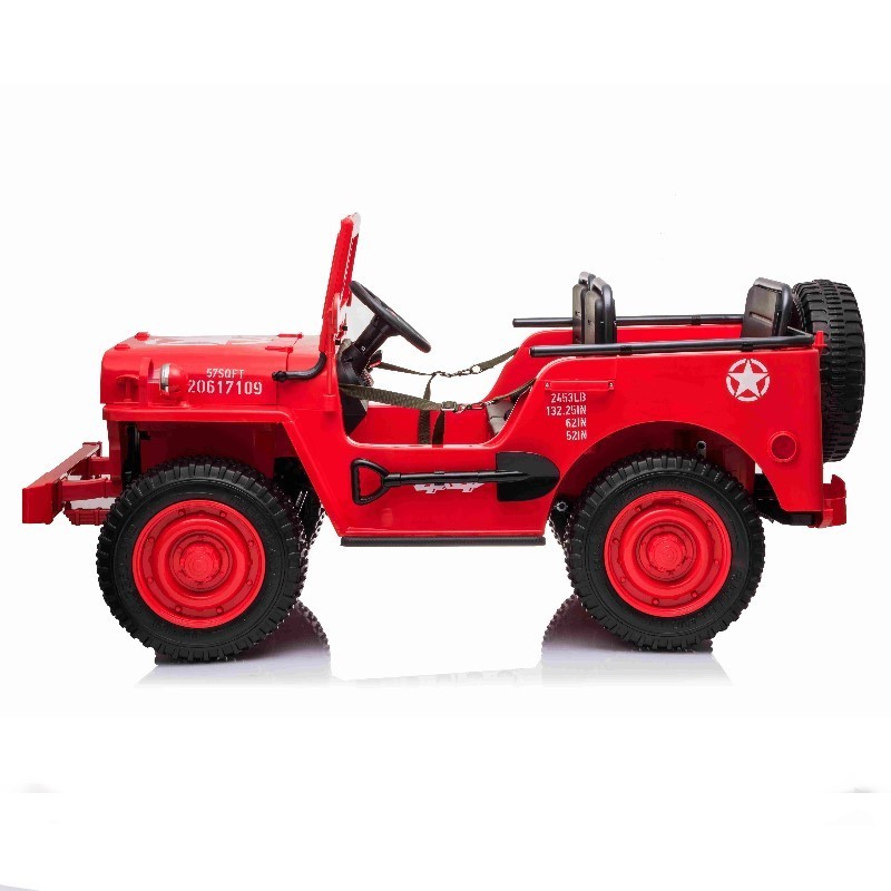 One Touch Start Large Three Seats Jeep Four Wheels Suspension and Adjustable Speed Remote Control Kids Off-road Toy Vehicle