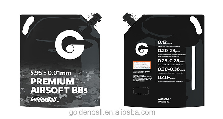 Goldenball 0.28g Professional Premium Airsoft BB Pellets 5.95+/-0.01mm 1kg 3500 rounds