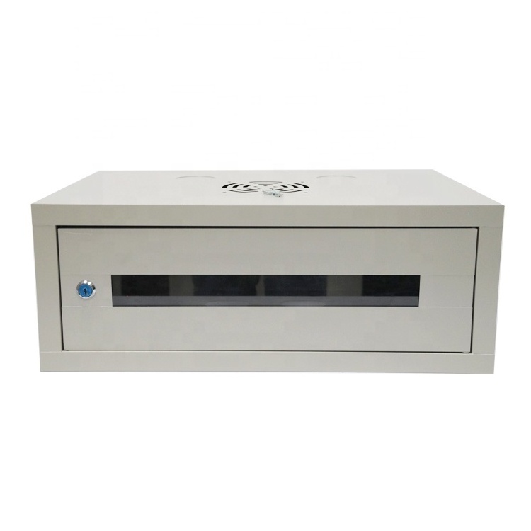 mini rack server 2u 4u glass wall cabinet 2u 4u wall-mounted network rack