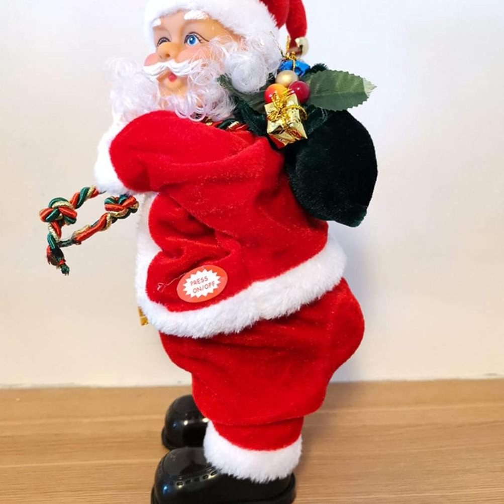 Electric musical dance singing Santa toy shaking hips twerk Santa Claus home party tabletop Christmas decoration supplies