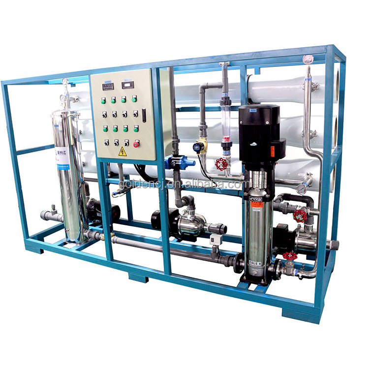 Mobile deionized water system desalination plant for sea water purifier