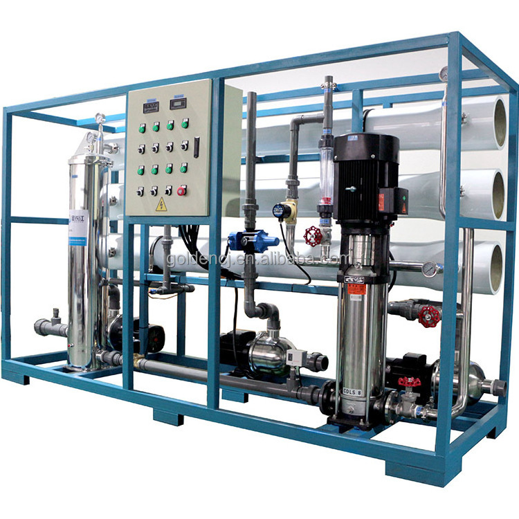 Mobile deionized water system desalination plant for sea water purifier