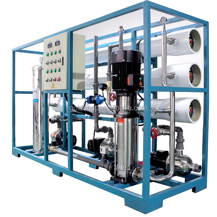 Mobile deionized water system desalination plant for sea water purifier