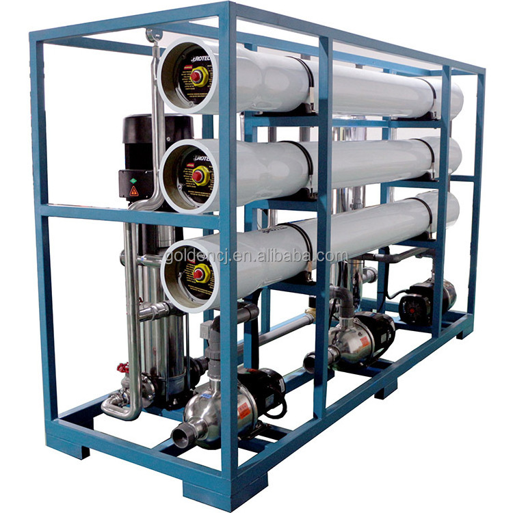 Mobile deionized water system desalination plant for sea water purifier