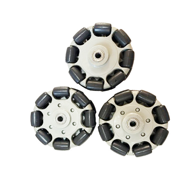 Diameter 125mm Thickness 10mm Polyurethane Nylon 360-degree Multi-directional Universal Wheel For Omni Wheel Caster