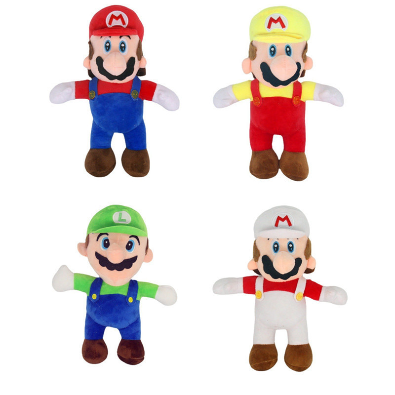 2023 New 25cm Super Bros Plush Toy Mario Doll Soft Stuffed Animal Dolls Toy Kids Children Birthday Christmas Gift Mario Plush