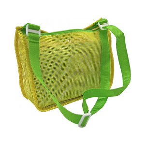 Summer Beach Bell Toy Large Capacity Mesh Bag Multi Color Children Boys Girls Storage Organizer Case Swimming Bag