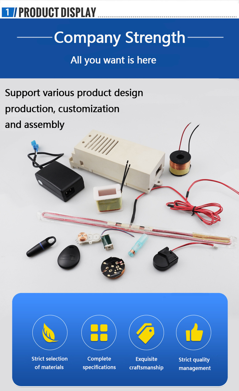 copper wire motor voice coil inductor coil for high frequency voice motor producer