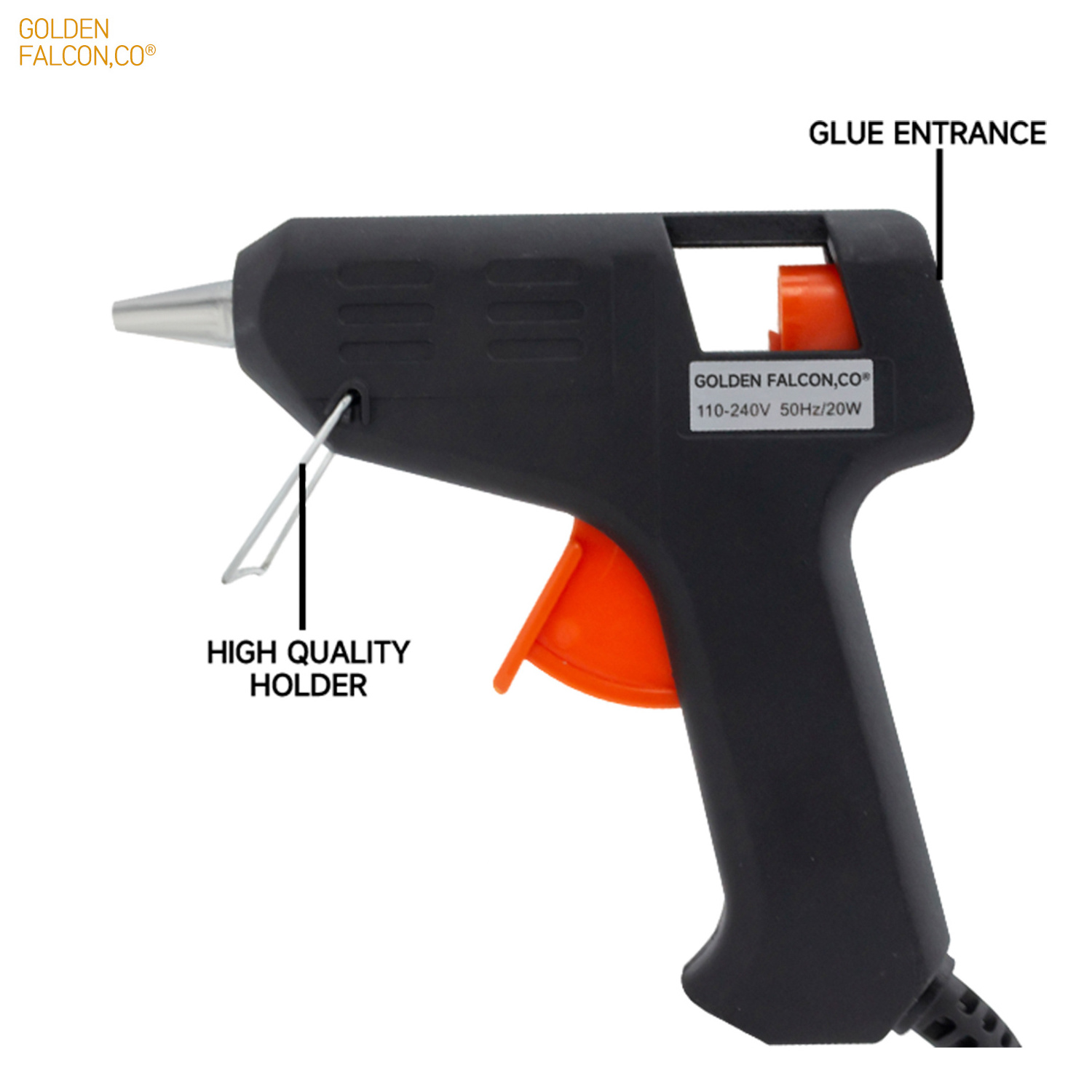 Industrial Hot Melt Silicone Gun Glue 20W Repair Tool use in home office school