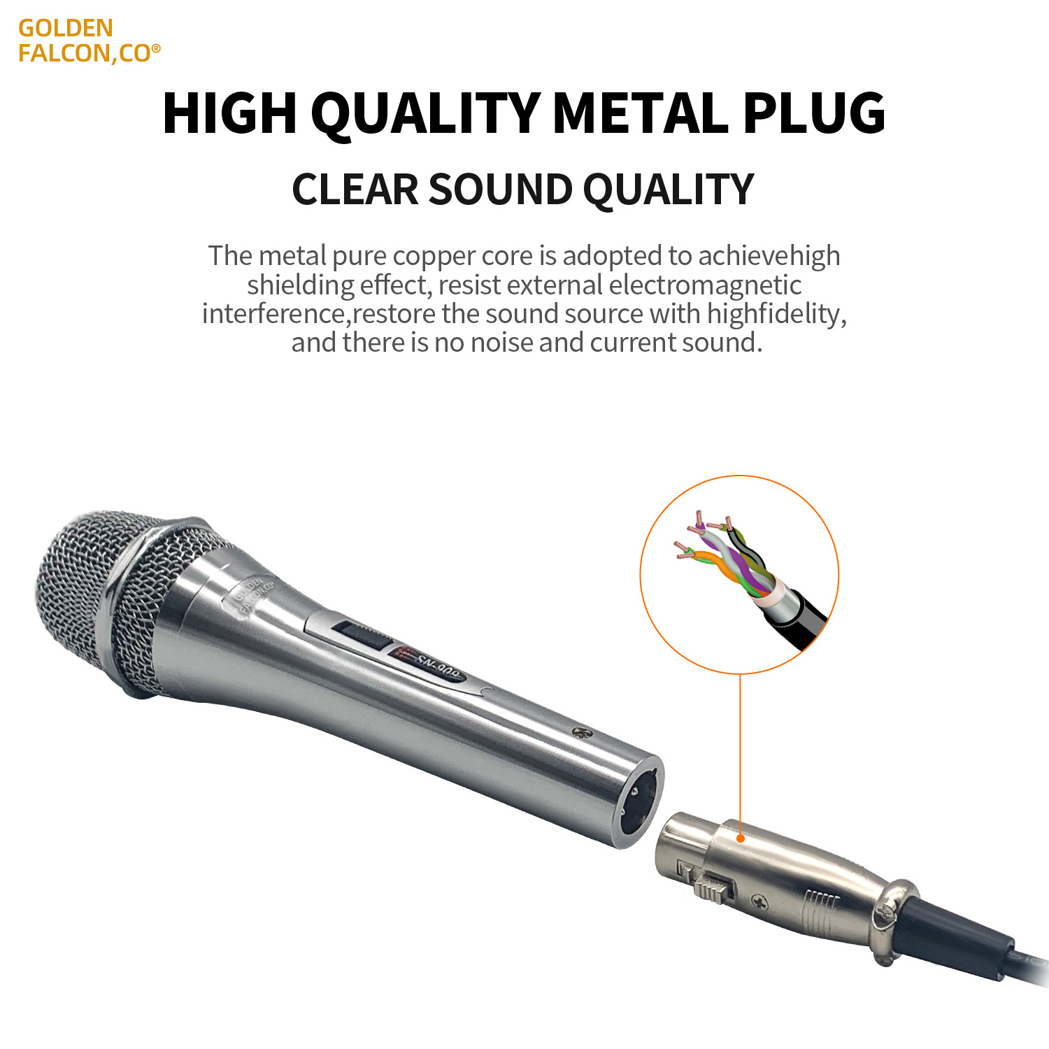 SN909 Vocal microphone wired handheld microphone professional Karaoke Microphone 6.5mm plug for SINGING