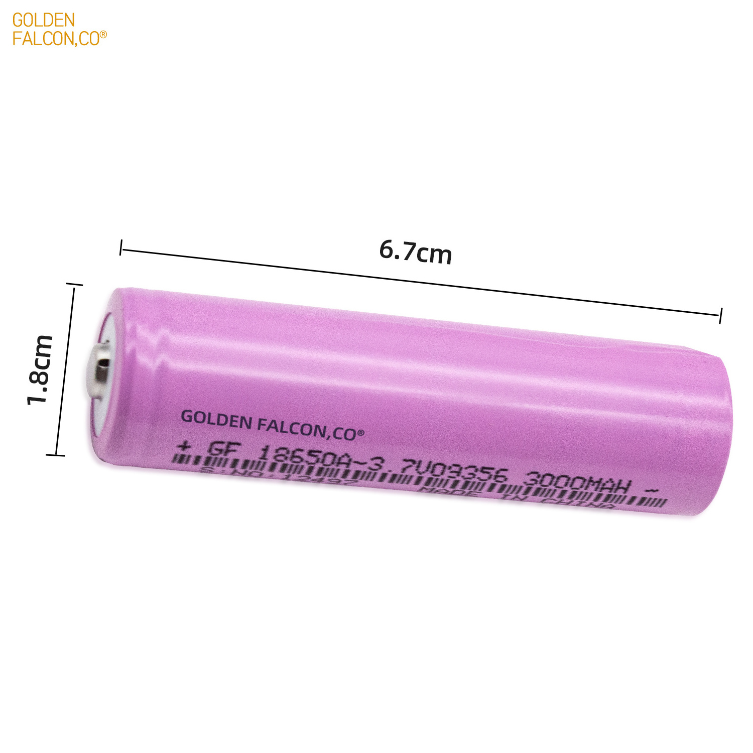 3.7v Lithium Ion Battery  High Capacity 3000mAh 18650 Electric Rechargeable Li ion Battery