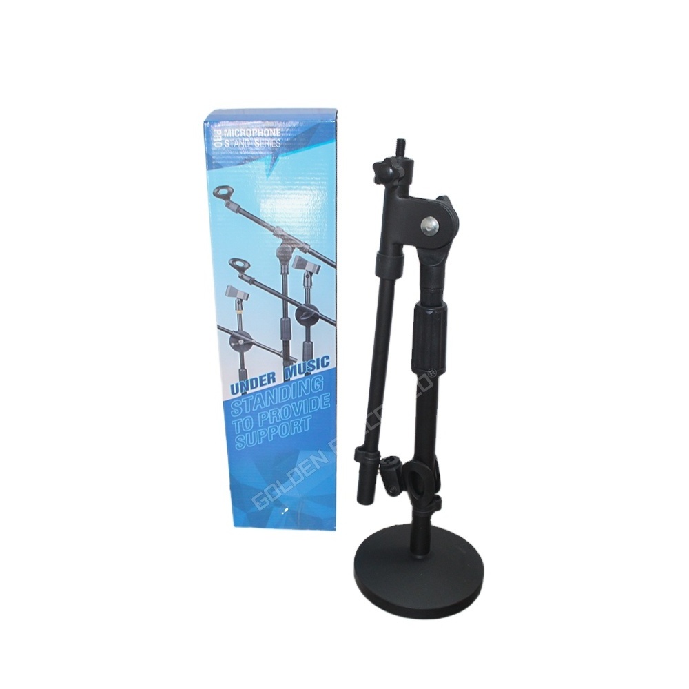 Hot sales Adjustable Foldable  Microphone stand lifting mic stand studio microphone stand with anti slip design