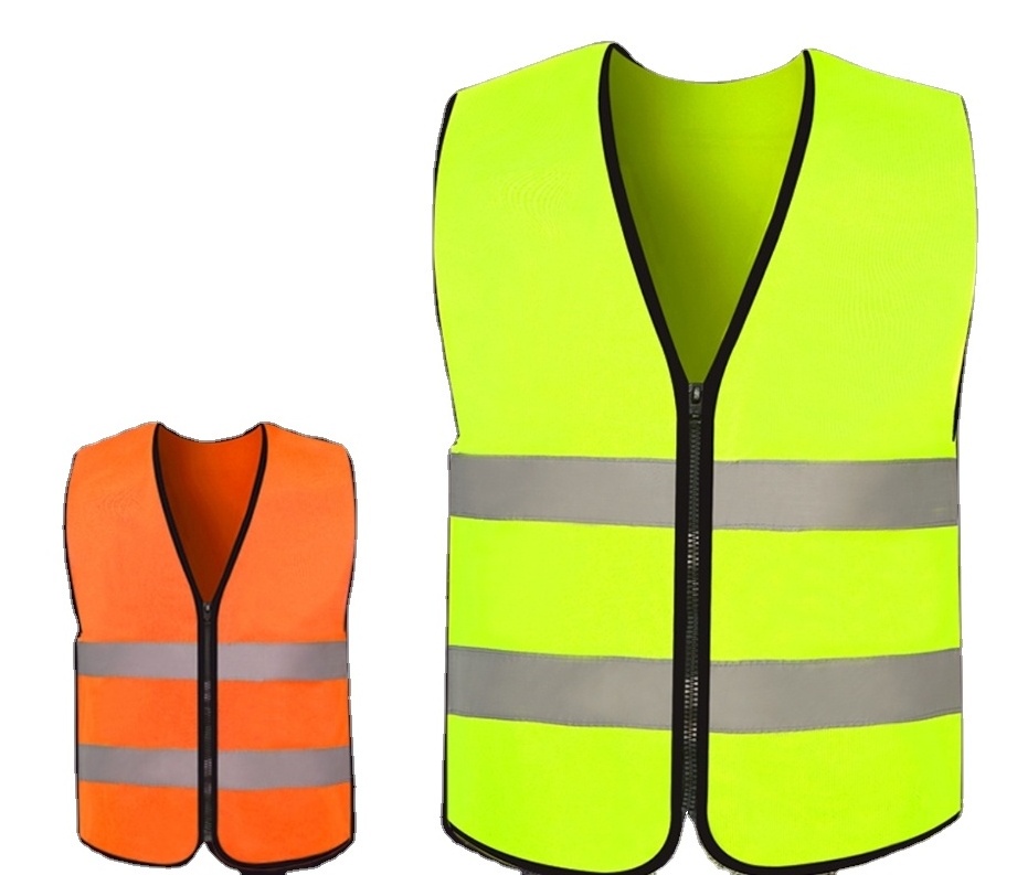 Refflective Safety Vest Orange Mesh Class 2 Pink Black Red Surveyors Two Tone Yellow for Children Fluorescent High Visibility Da