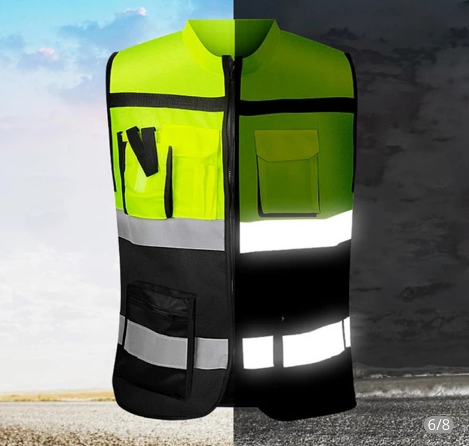 Reflective Safety Vest  for Cycling Construction Workers Bike Kids High Swim horse Riding Response Rescue Vest