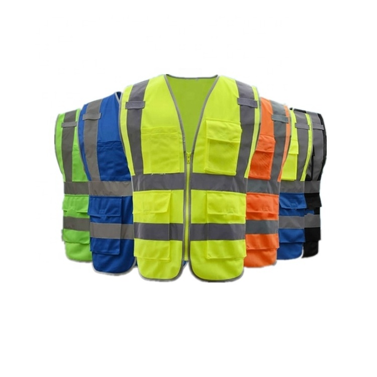 Reflective Safety Vest in Grey for Men Logo on Back Children Orange Custom Red Different Color Traffic For Kids Purple River