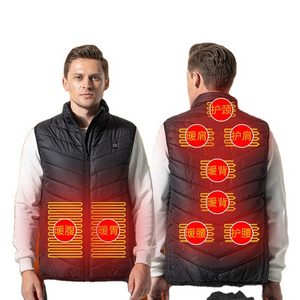 Winter Warm Outdoor Heated Vest For Hunt Intelligent Heating Thermal Men's USB Heated Vest Jacket