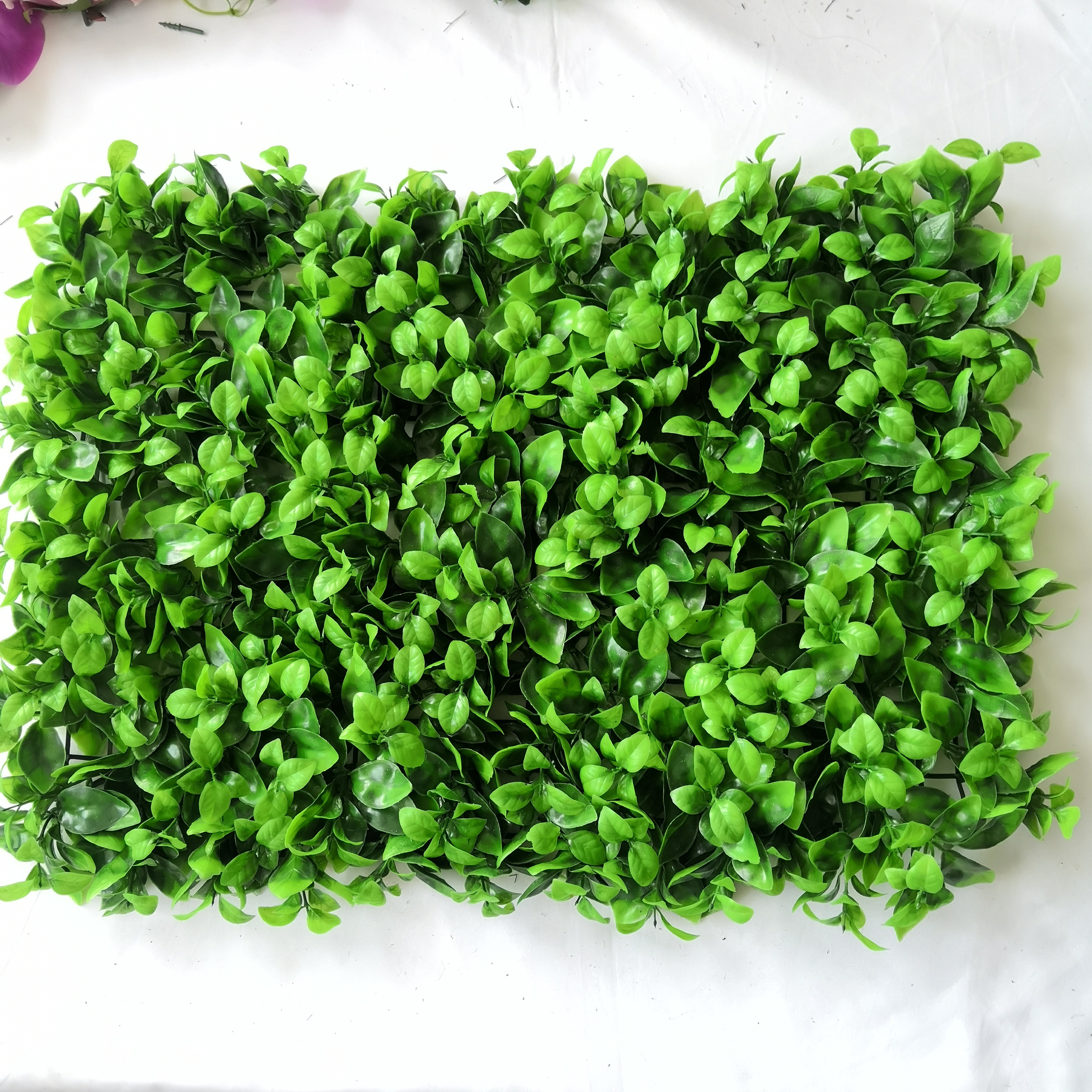 Wholesale Artificial Green Boxwood Wall Plastic Wall Grass For Outdoor Decoration Wall Panel