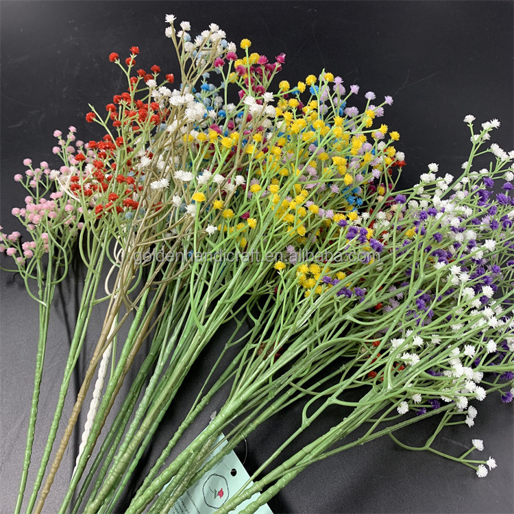 Baby Breath Flowers Artificial Plastic Baby's Breath Flowers Gypsophila For Wedding Home Party Decoration